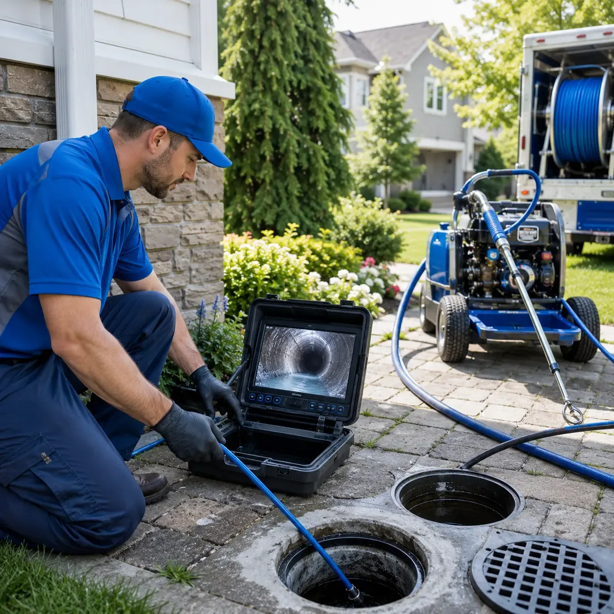 Outdoor drain cleaning professionals serving Angola, IN
