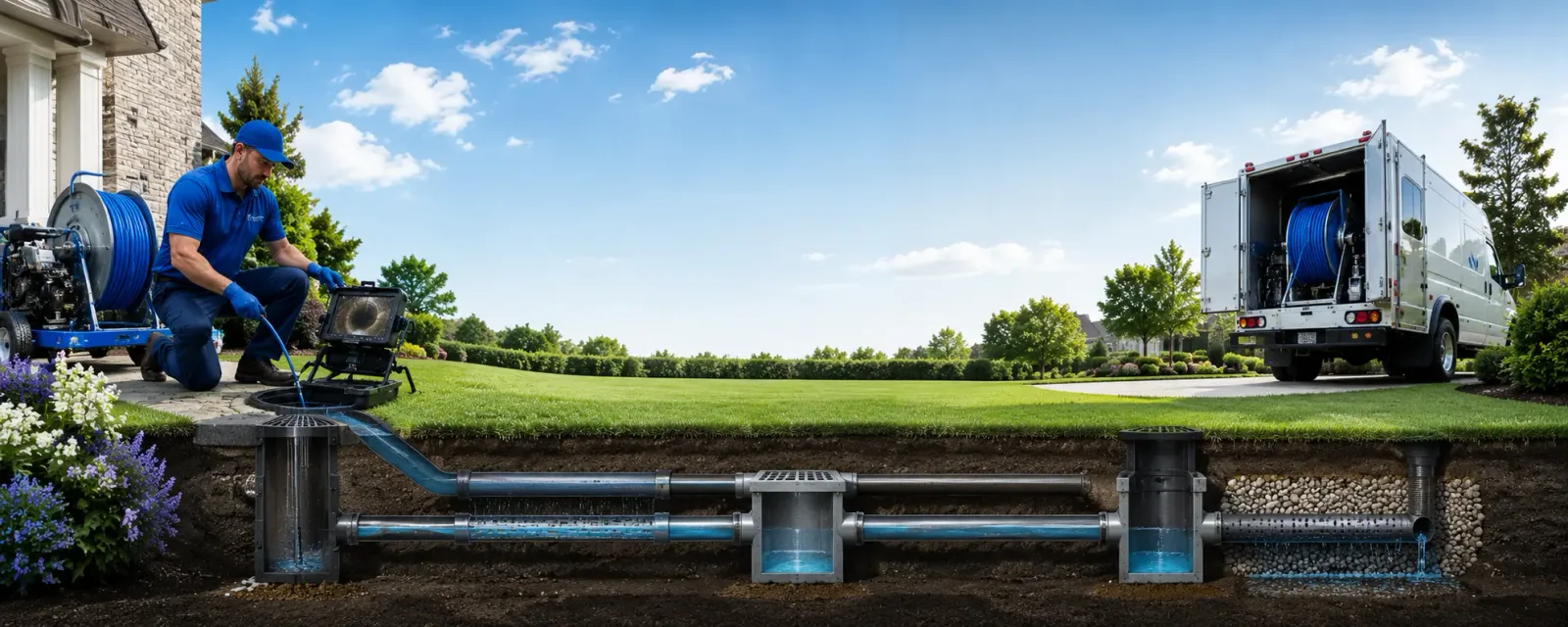 Outdoor drain cleaning information for Angola, IN